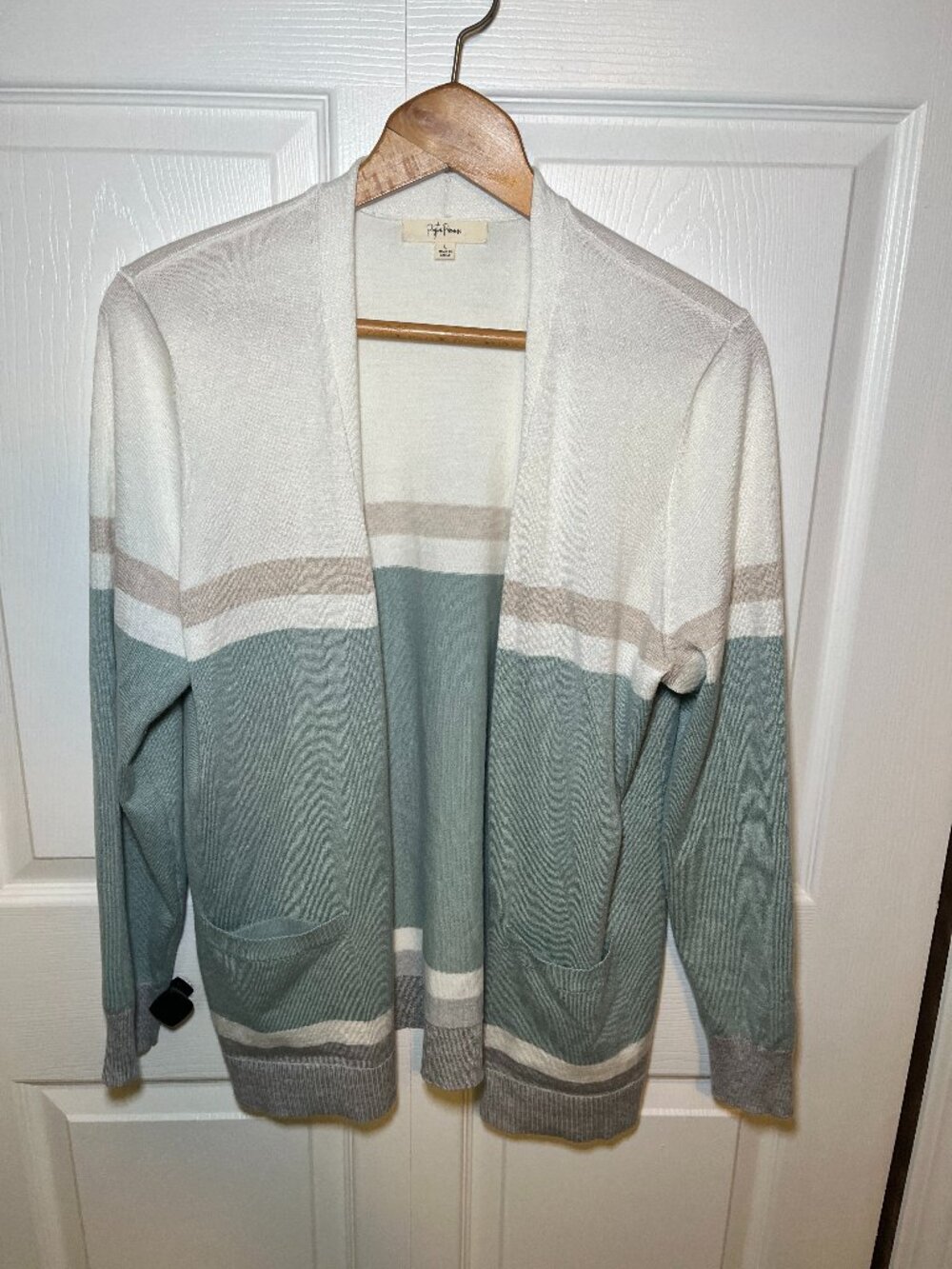 Peyton Primrose Colorblock Cardigan Size Large